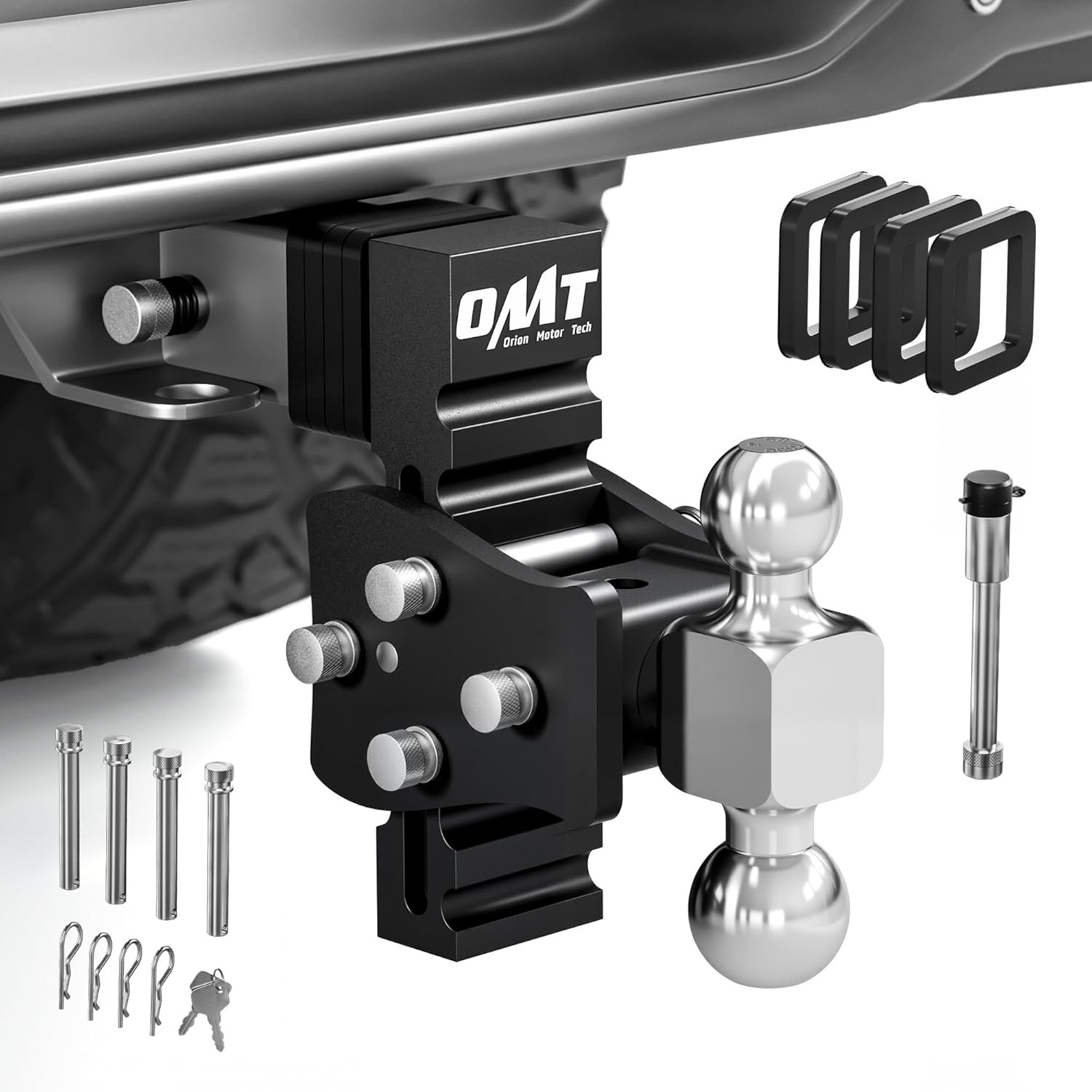 Orion Motor Tech Adjustable Trailer Hitch for Heavy-Duty Towing