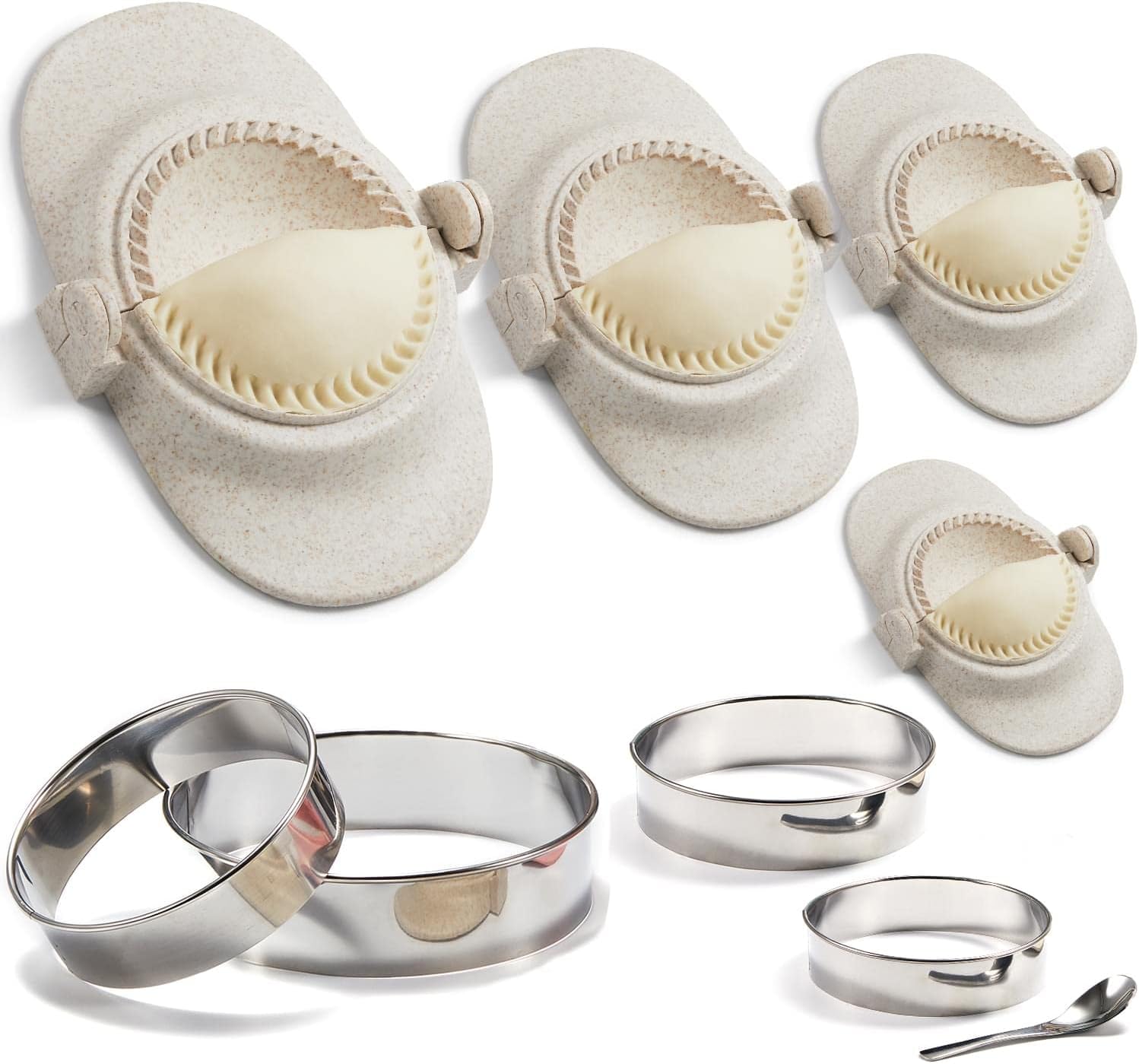 MUMSUNG 6-Inch Empanada Maker Press Set: Effortlessly Make Perfect Dumplings!