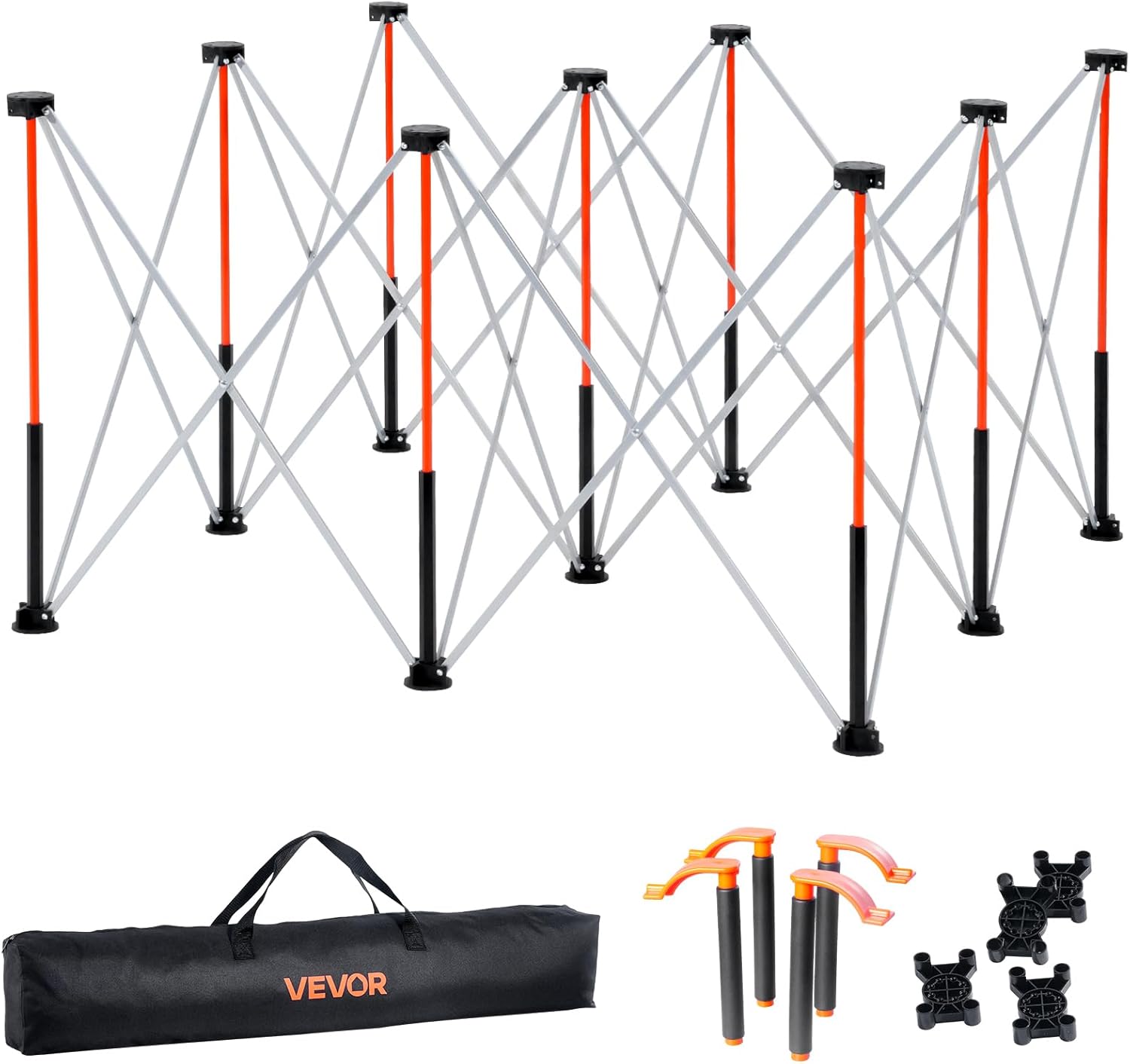 VEVOR Portable Folding Workstand: Sturdy Collapsible Workbench