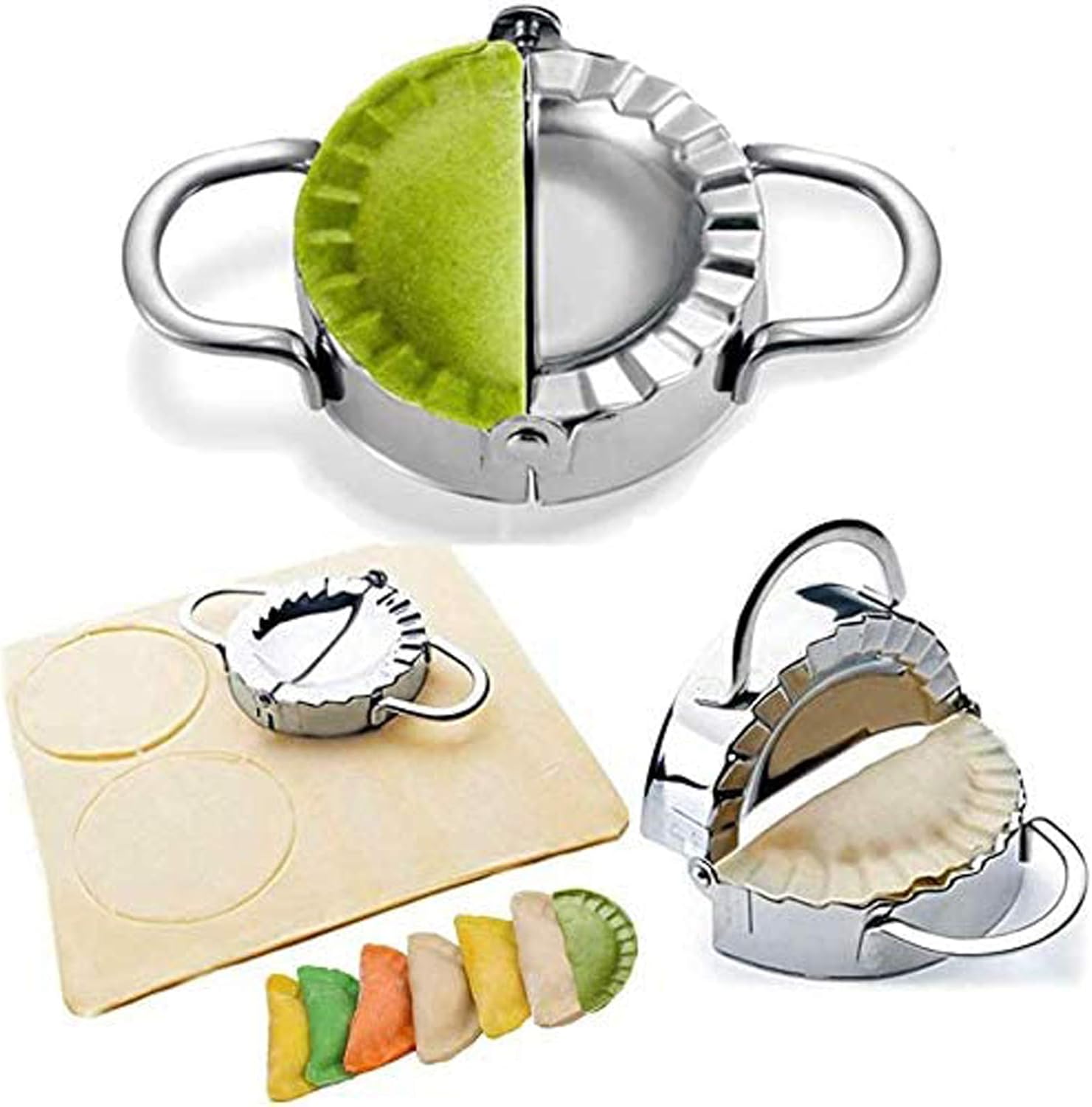 AOEKBOH Dumpling Maker - Stainless Steel Press for Perfect Dumplings!