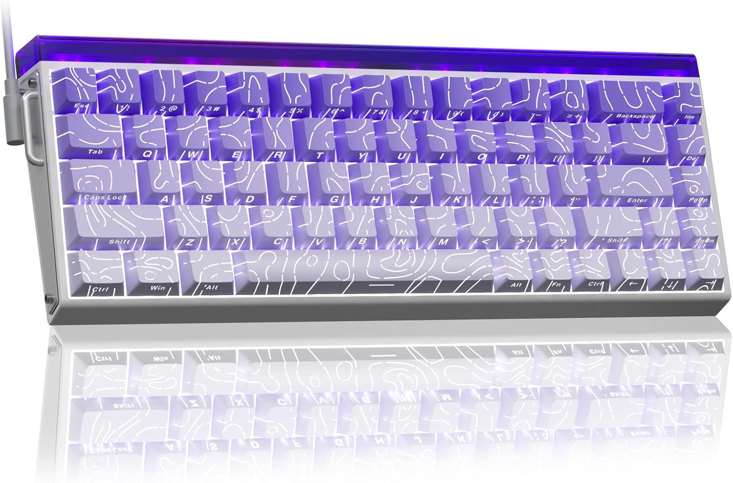 AULA Hero 68 HE Wired Gaming Keyboard with RGB Backlit Features