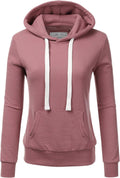 Basic Lightweight Pullover Sweater Top - Comfy Casual Hoodie for Women