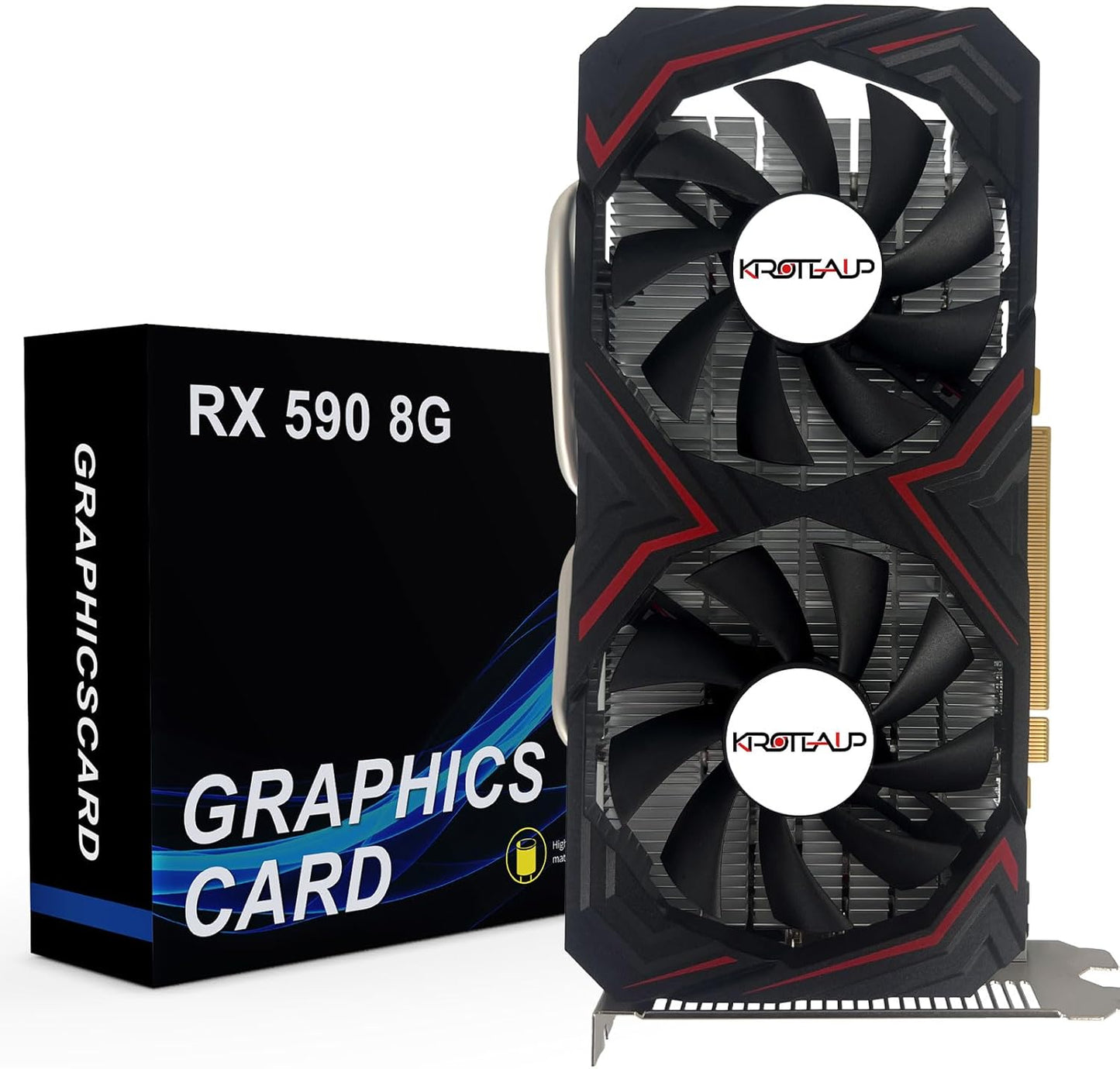 Radeon RX 590 8GB Graphics Card for Smooth Gaming Experience