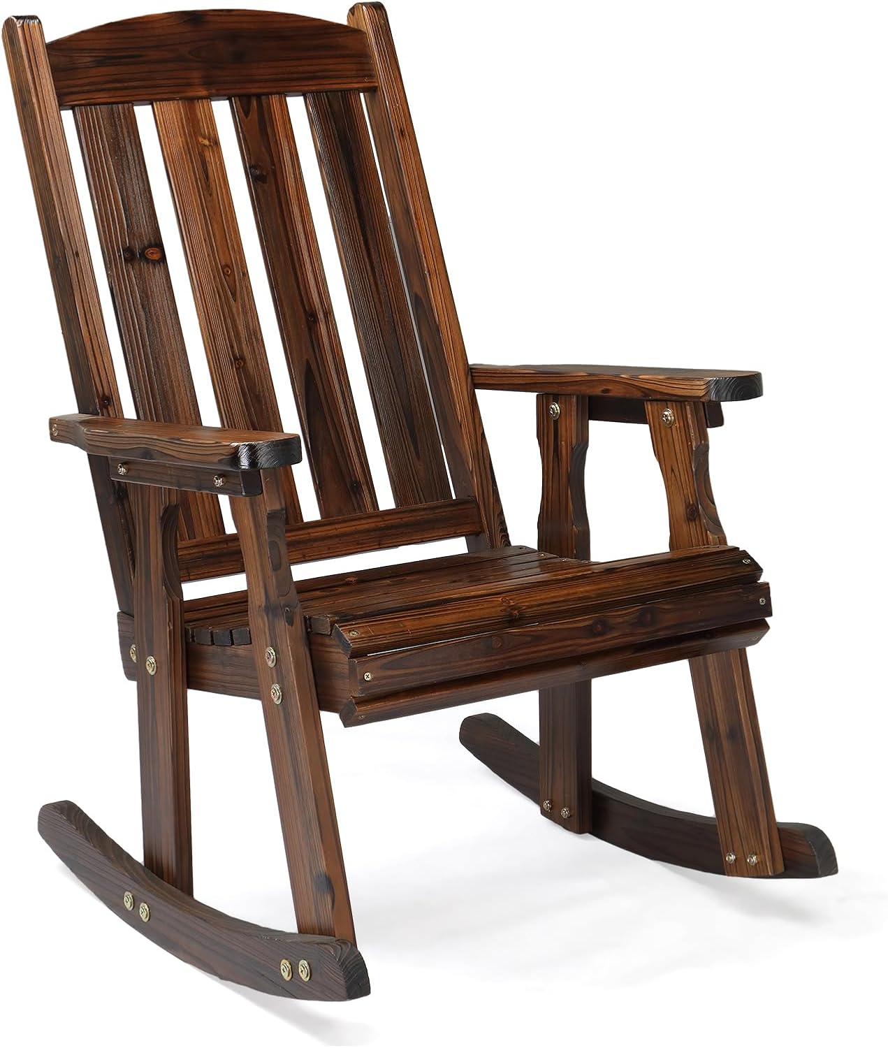 VINGLI Heavy Duty 600 LBS Outdoor Rocking Chair