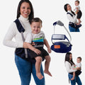 Baby Hip Carrier Waist Stool for Newborns to 45 lbs - Hands-Free