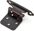 1/2ft Overlay Cabinet Hinges 30 Pack (15 Pairs) - Antique Copper