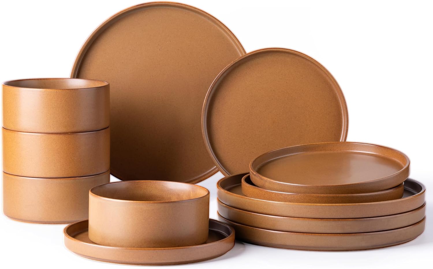 LERATIO Ceramic Dinnerware Set for 4 - Stylish and Durable
