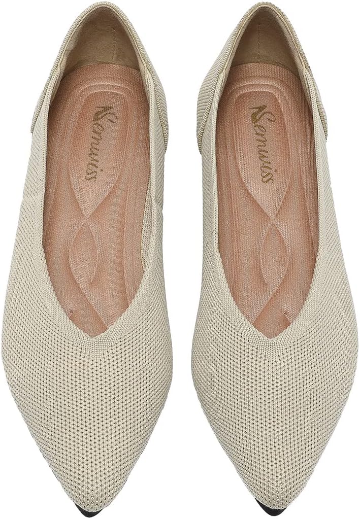 Comfortable Casual Dressy Shoes for Women - Semwiss Ballet Flats