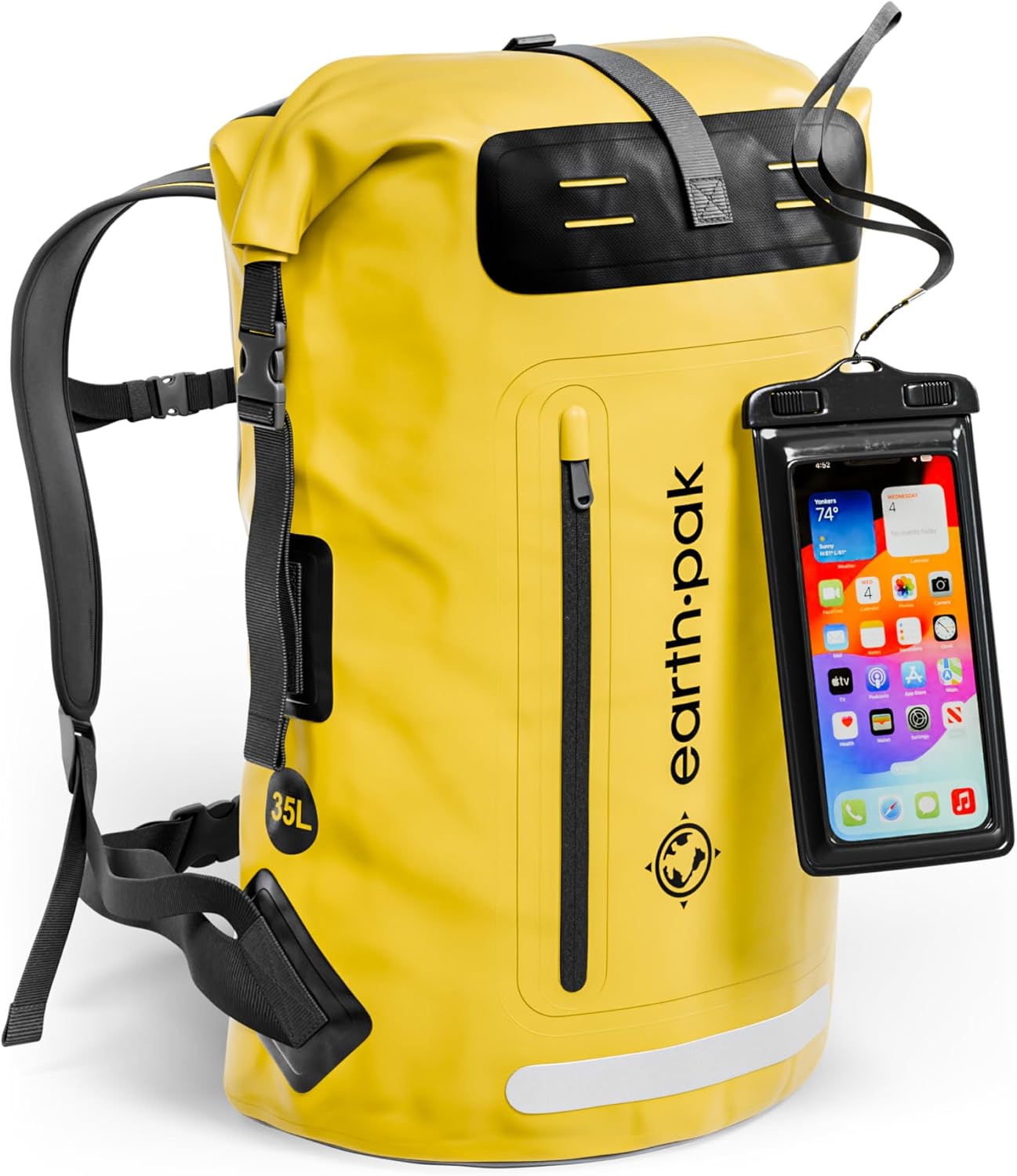 Earth Pak Waterproof Backpack - Heavy Duty Hiking Gear