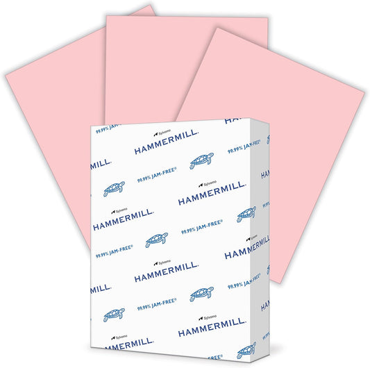 Vibrant 20lb Pink Printer Paper - 500 Sheets