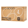 ECO BOOM Diapers Viscose Bamboo Natural Soft Nappies 20-31lb