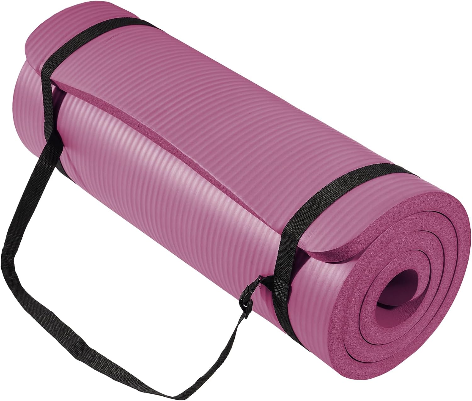 Yoga Mat 1-Inch Extra Thick Non-Slip Surface for Workouts