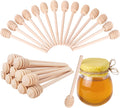 100 PCS Wooden Honey Sticks Dipper 6 in - Handy Honey Drizzle Sticks