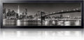 Panoramic Picture Frame 13.5x40 Black - Classic Minimalist Wall Frame