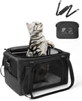 Small Cat Carrier Airline Approved for Kitten Under 10 lb - Foldable