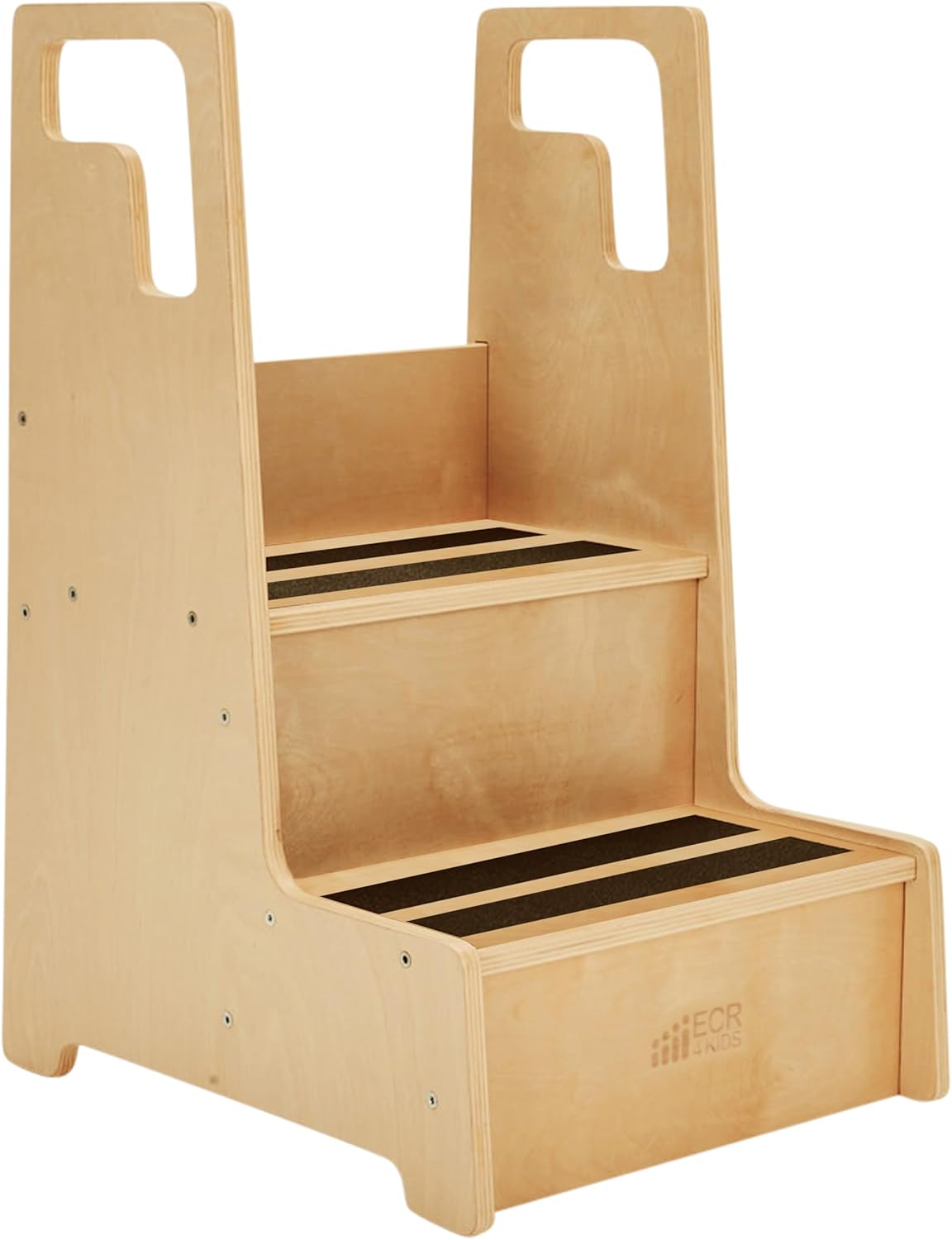 ECR4Kids Reach-Up Step Stool with Handles for Kids' Independence