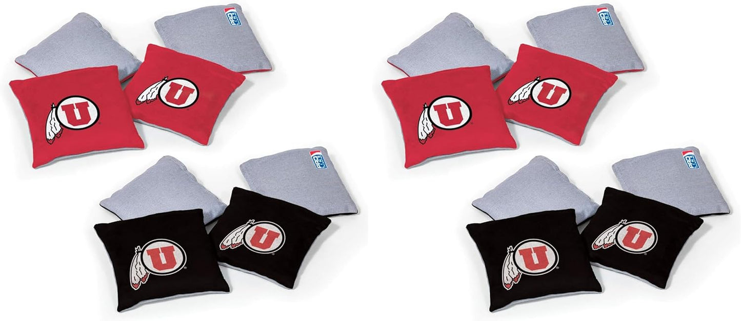 NCAA College Dual Sided Bean Bags for Tailgates and Outdoors