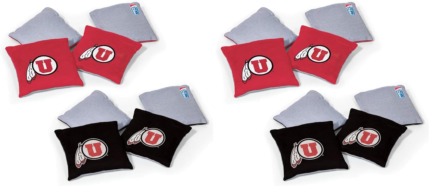 NCAA College Dual Sided Bean Bags for Tailgates and Outdoors