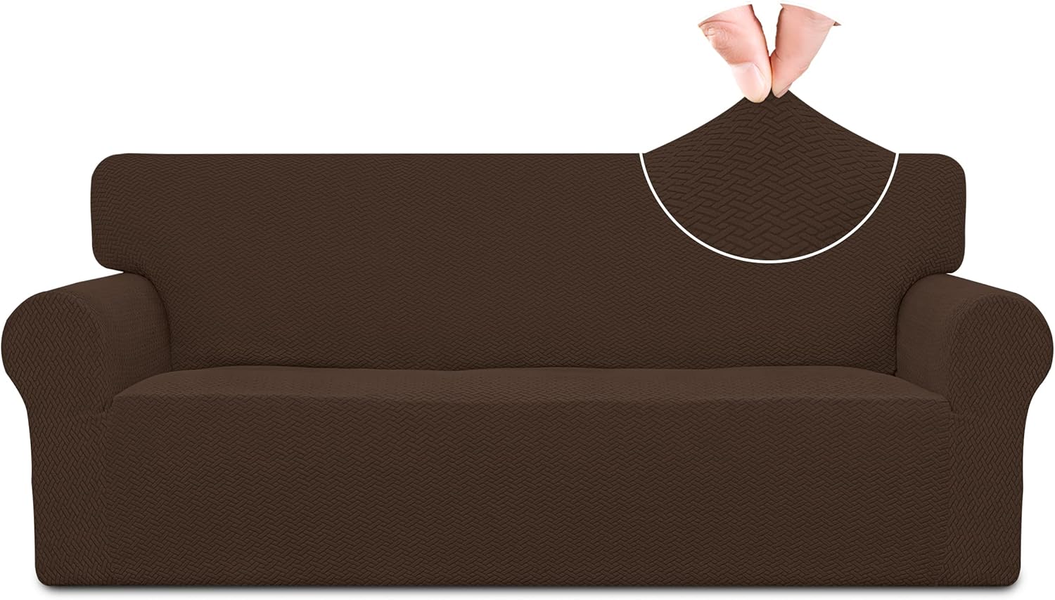 Easy-Going Stretch Jacquard Couch Cover for Oversized Sofas
