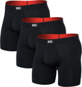SAXX Underwear Multi Sport Mesh Boxer Brief Fly 3 Pack - Slim Fit