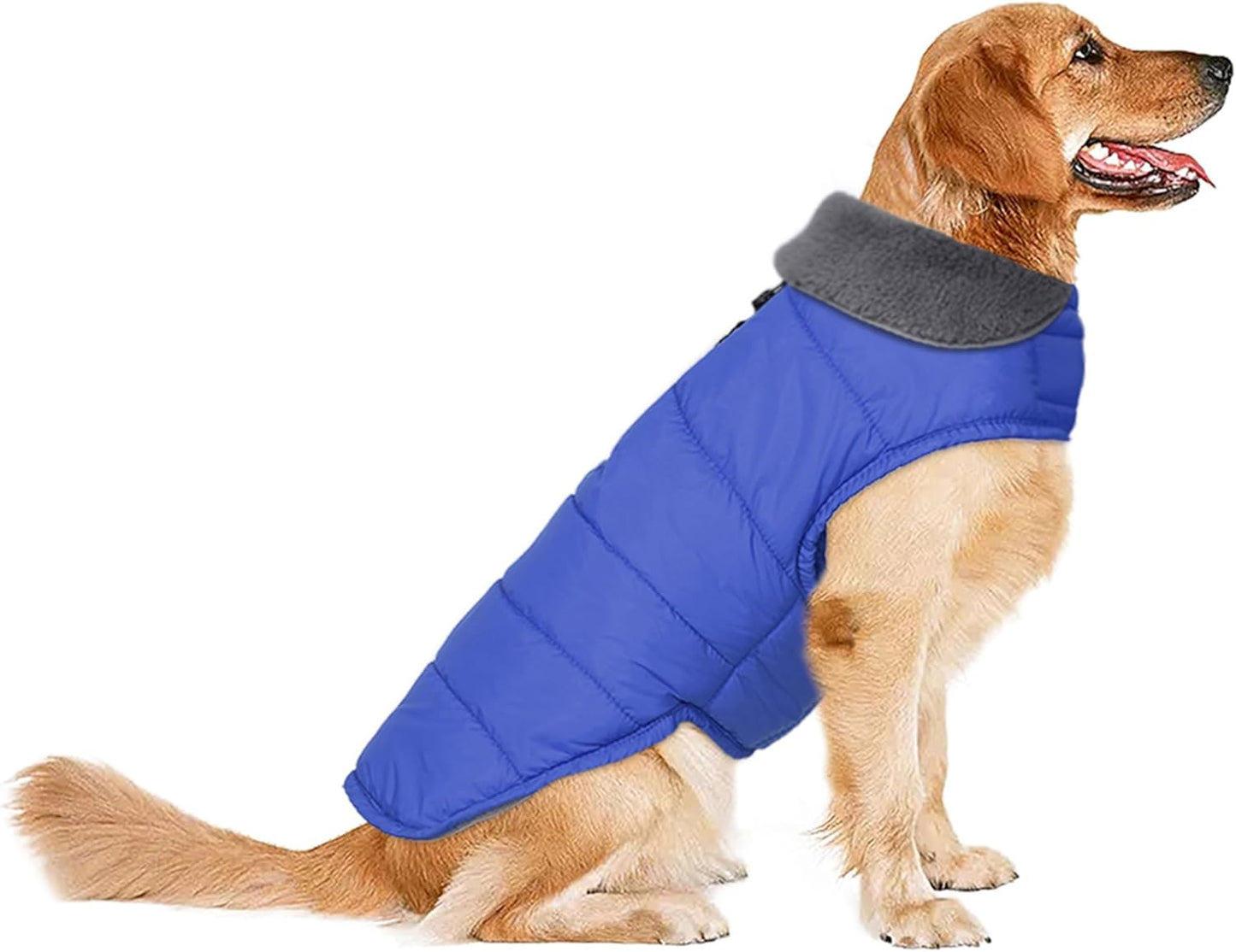 Dog Winter Coat with Fleece Lining for Small to Large Dogs