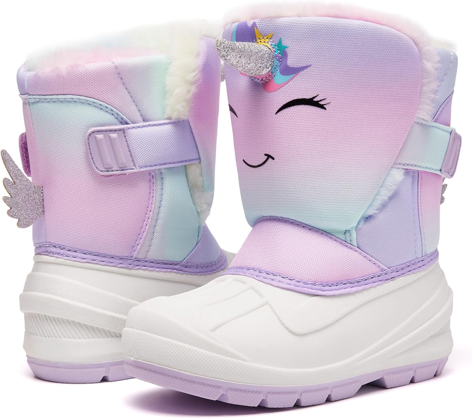 MORENDL Kids' Snow Boots: Insulated Waterproof Winter Shoes