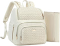 Diaper Bag Backpack - Lightweight Quilted Tote for Parents