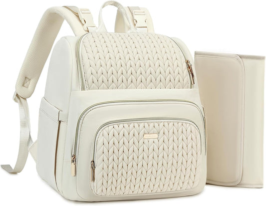 Waterproof Diaper Backpack with Changing Pad - MAPLELILY