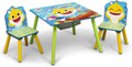 Kids Table Storage Set with 2 Chairs - Baby Shark Activity Table