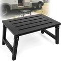 RV Step Stool Foldable 1000 lbs Capacity - Heavy Duty Metal Step