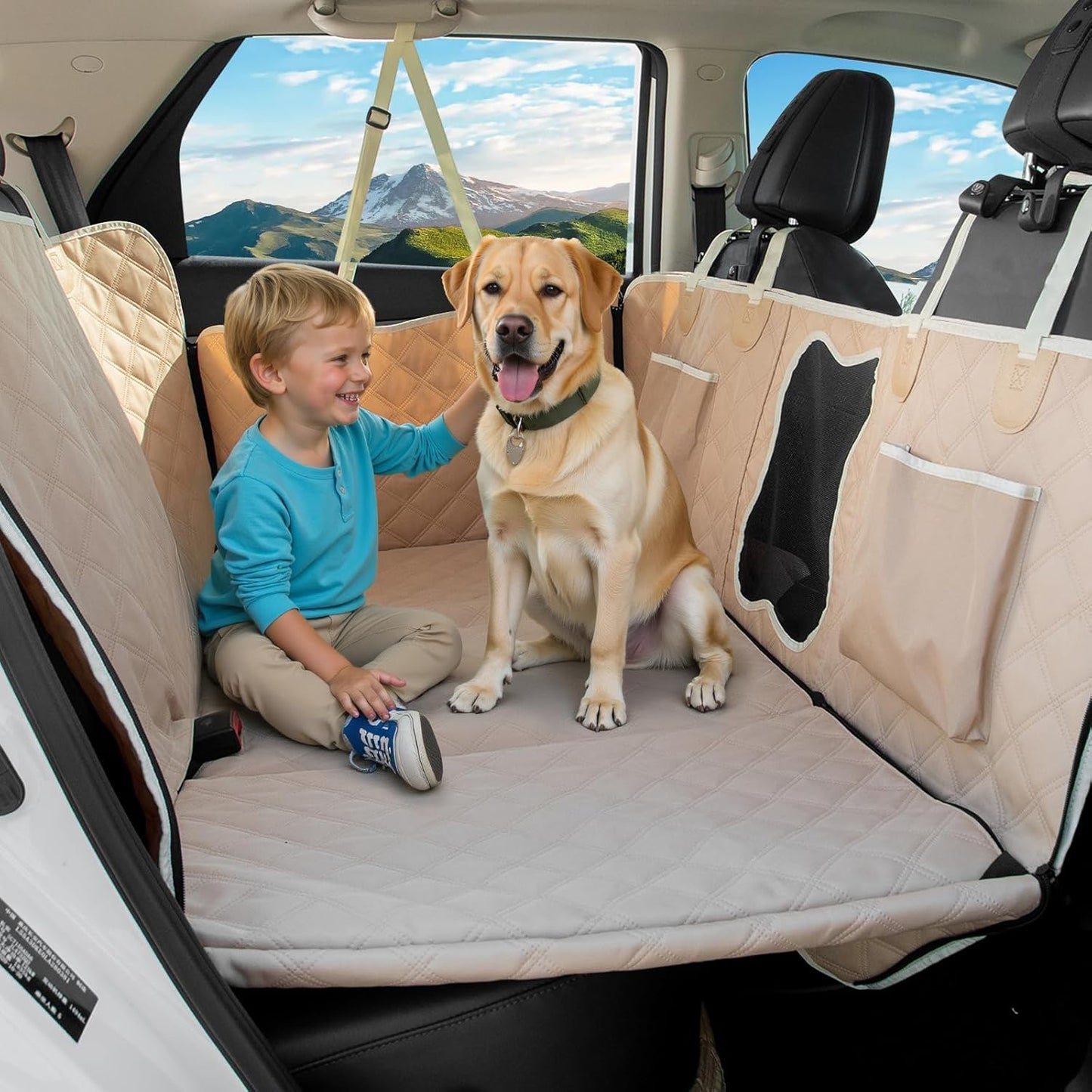 Bark Lover: Dog Hammock for Car 