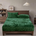 PHF Truly Velvet Fitted Sheet Full Size - Deep Pocket Cozy Plush