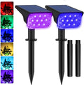 T-SUNUS Halloween Solar Color Landscape Spotlights Review