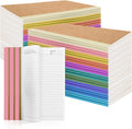 Kraft Composition Notebooks 60 Pack A5 with Rainbow Spines - Bulk Set