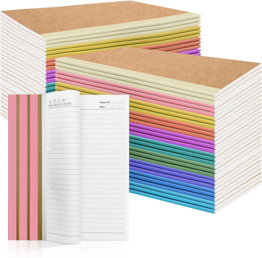 Rainbow Spine A5 Composition Notebooks - 60 Pack