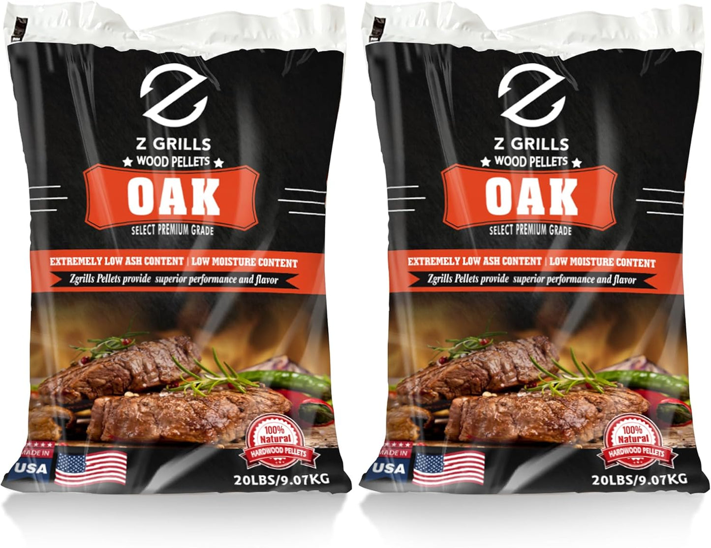 Z GRILLS Wood Pellets for Smoker Grill - Natural Hardwood Flavor