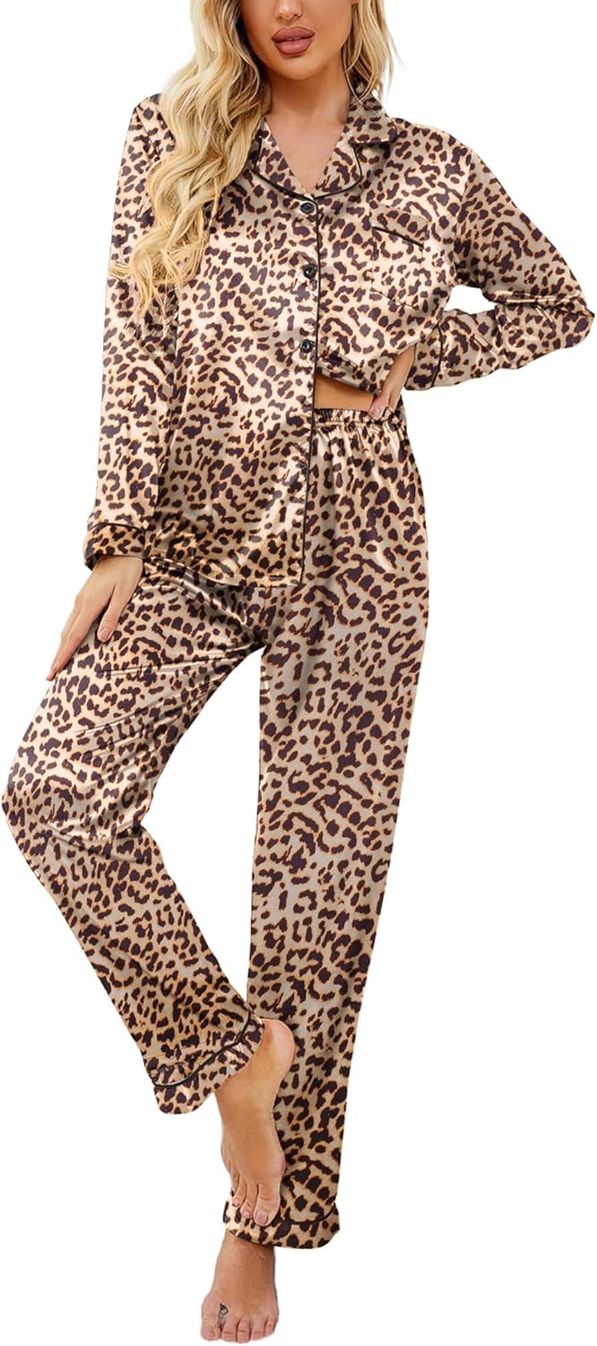 Ekouaer Womens Satin Pajama Set for Ultimate Comfort and Style