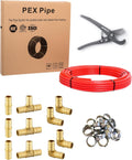 EFIELD Pex-b Pipe DIY/Repair Kit 3/4 in x 100 ft - Complete Repair Kit