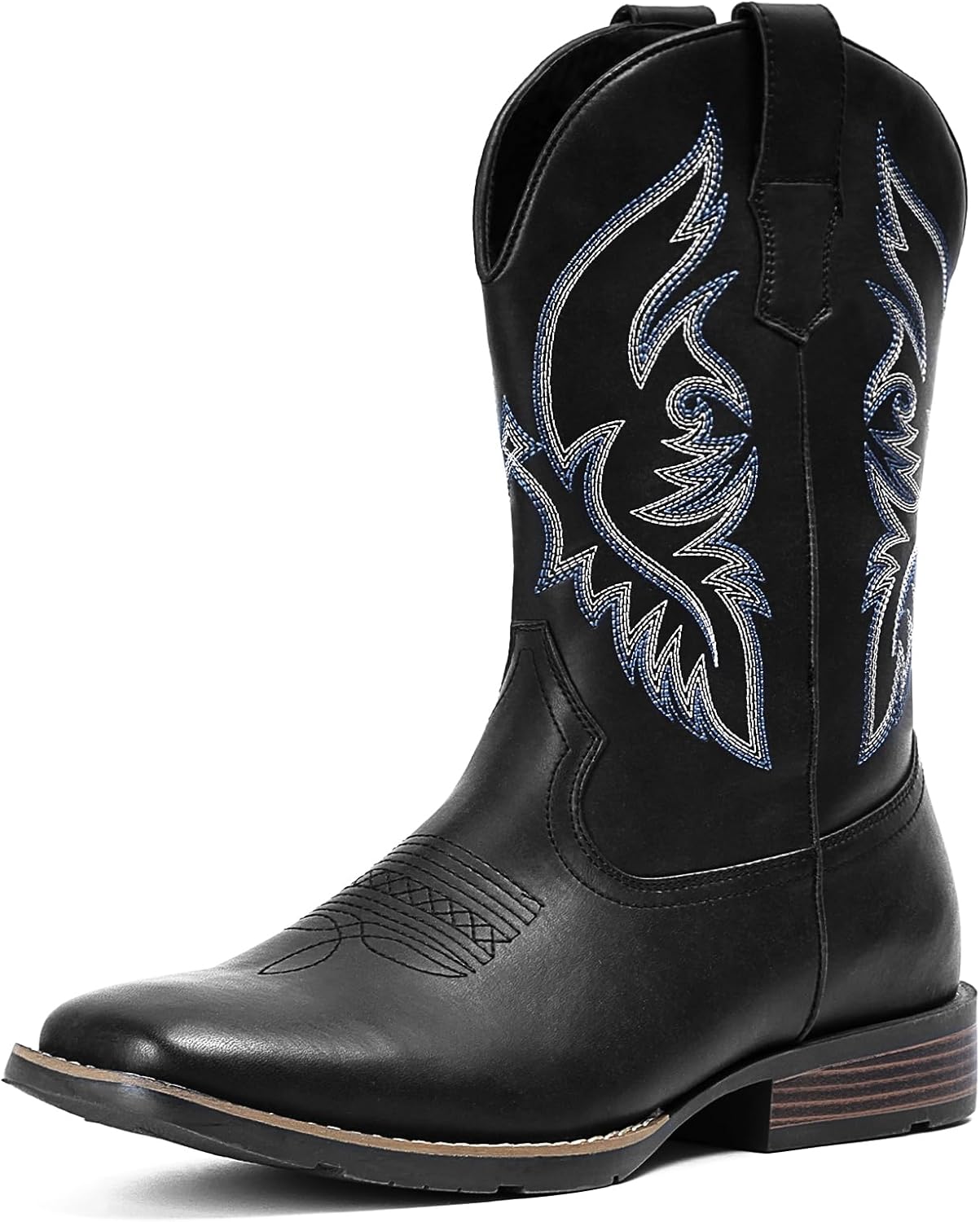 IUV Cowboy Boots For Men: Durable Retro Classic Western Style