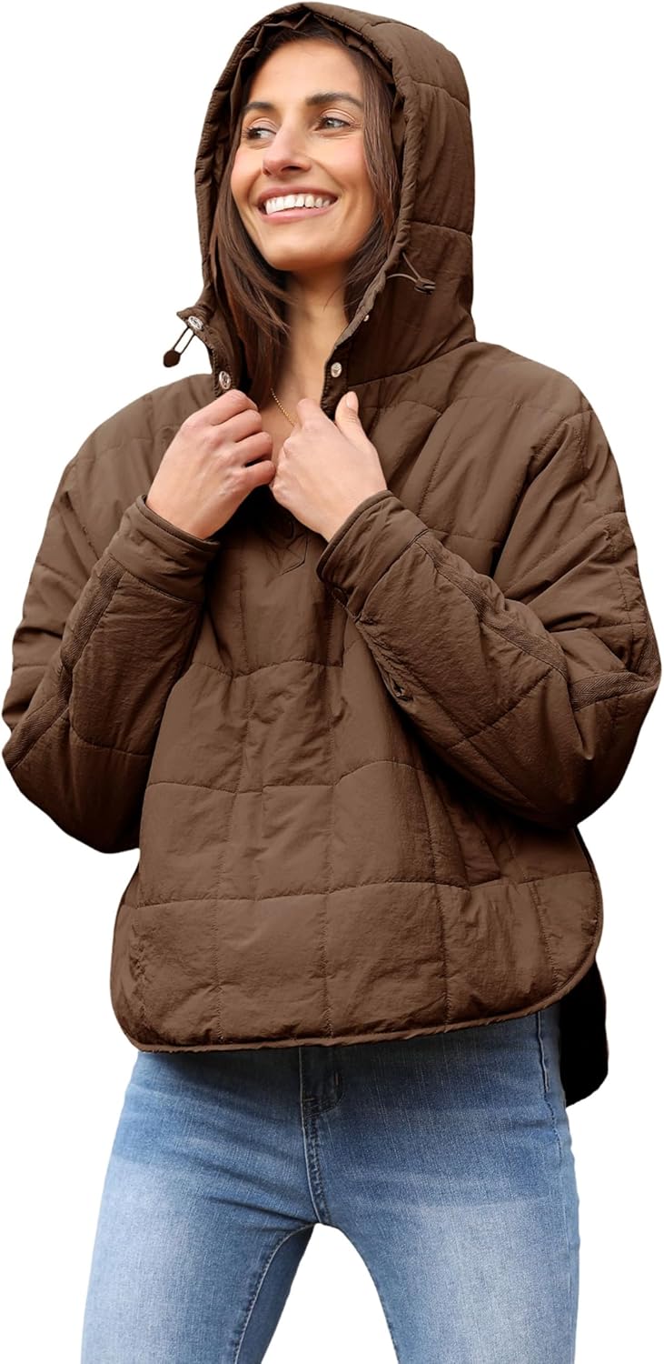 Bianstore Women's Oversized Puffer Jacket for Winter Comfort