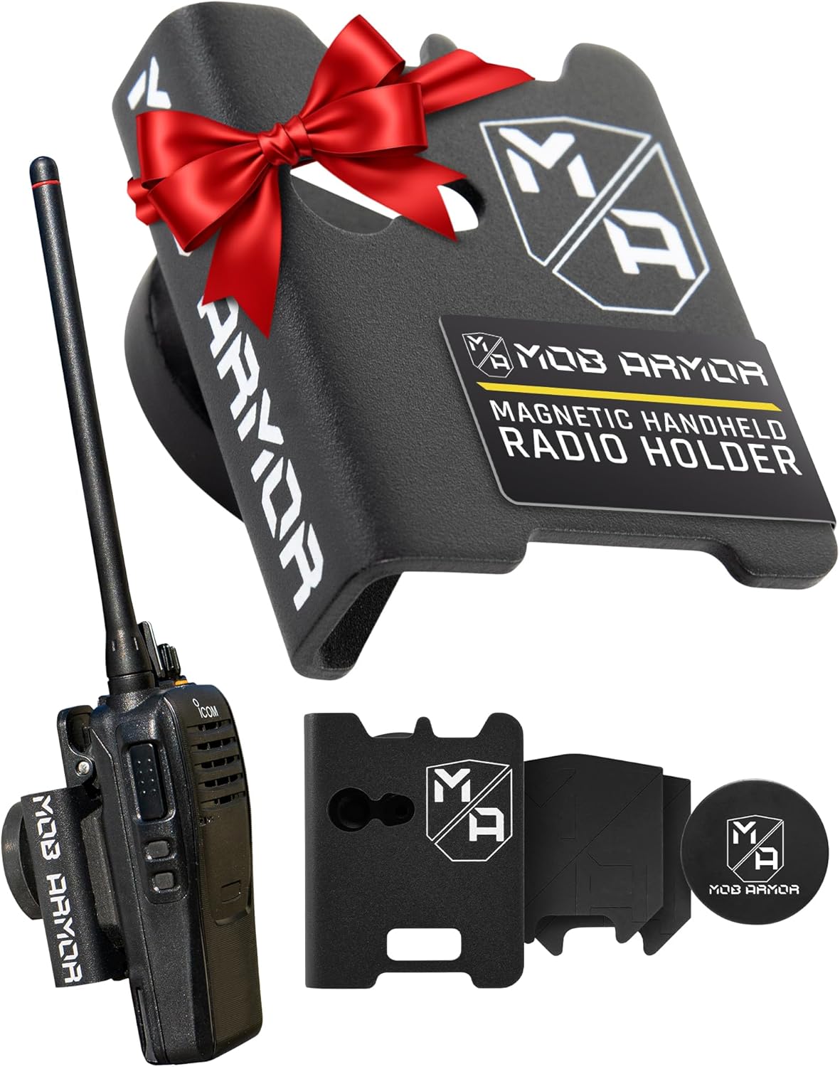 Mob Armor Rad Mount - Magnetic Radio Car Mount for Handhelds