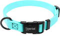 Tiger Tail Small Sky Blue Dog Collar - Waterproof, Durable Fit