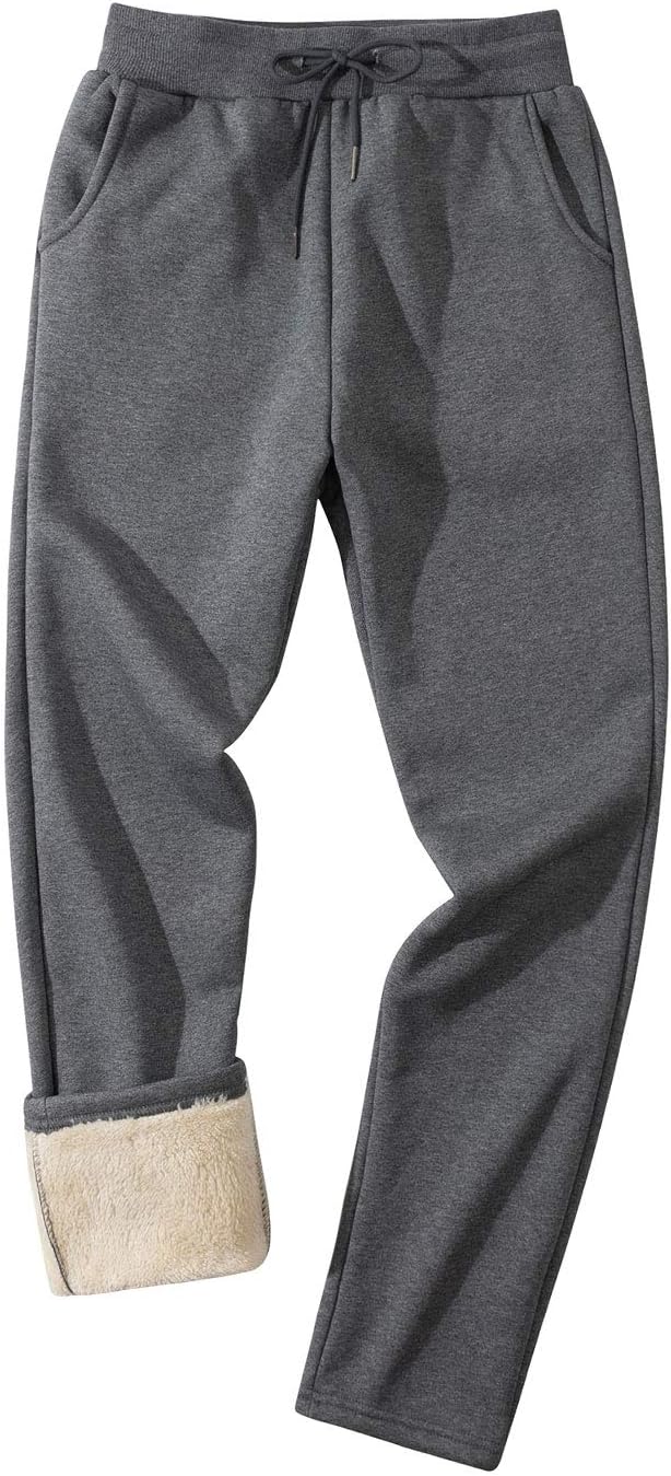 Gihuo Men's Winter Fleece Pants for Comfort and Style