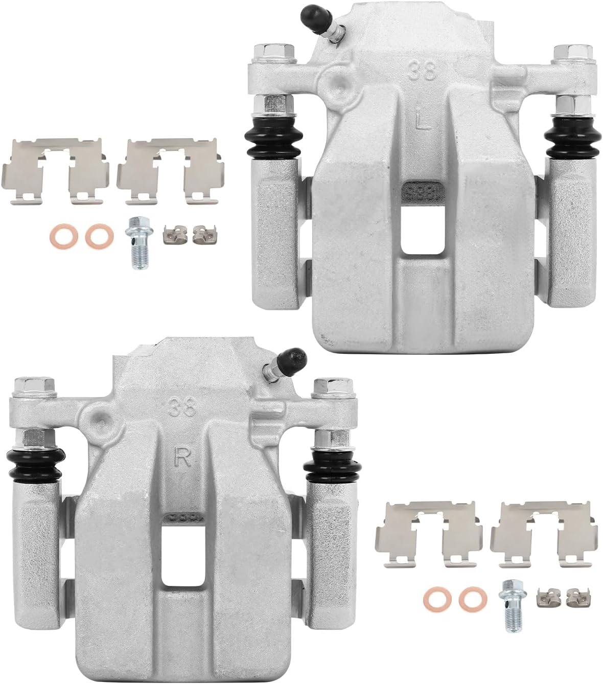 cciyu Rear Brake Calipers for Toyota RAV4 2006-2012 Models