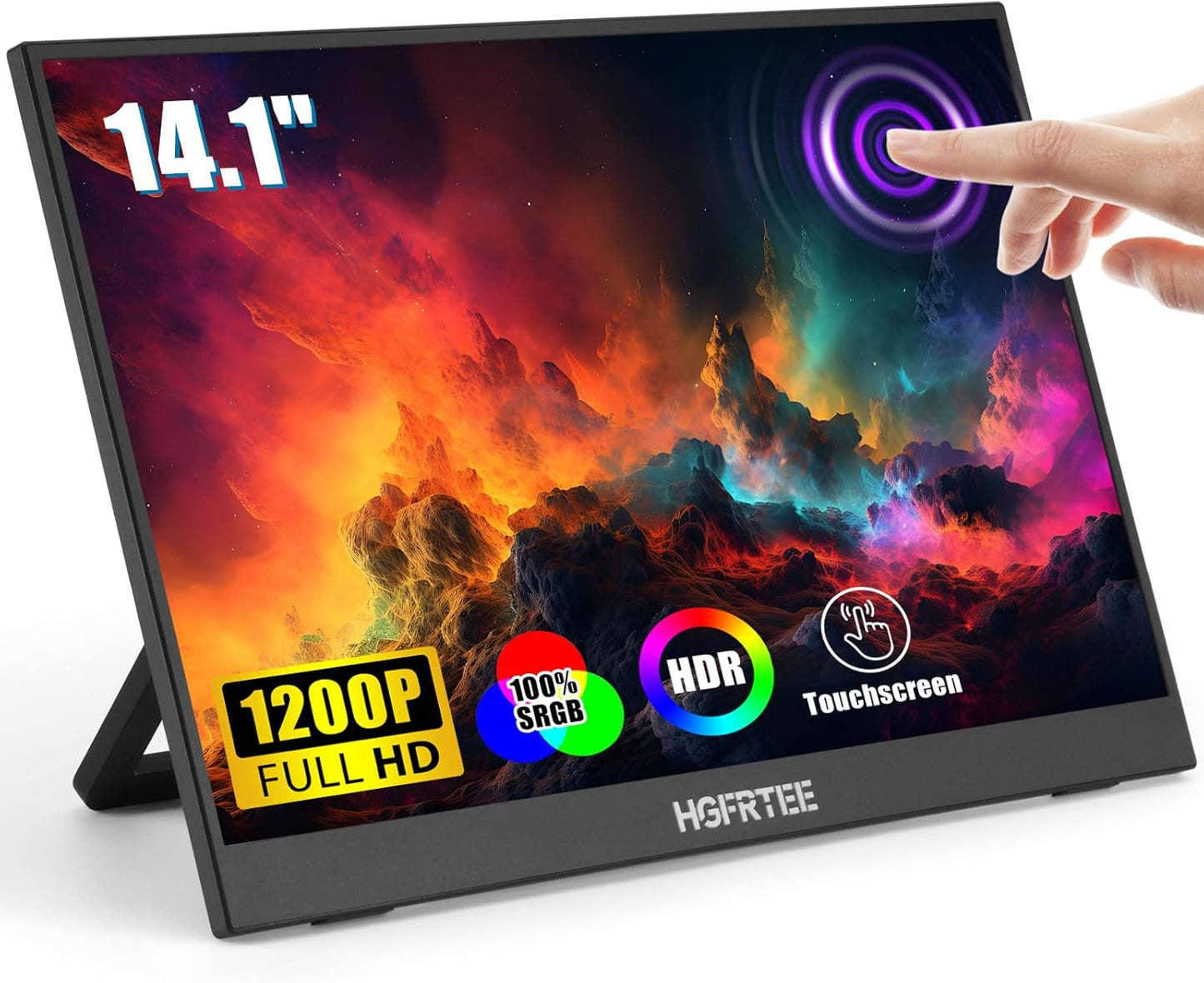 14.1 Touchscreen Portable Monitor - FHD Travel Screen