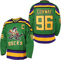 Mighty Ducks Jersey #96 Charlie Conway & #99 Adam Banks Style
