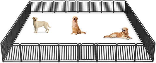 Durable 32 Inch Dog Playpen for Large Medium Small Dogs