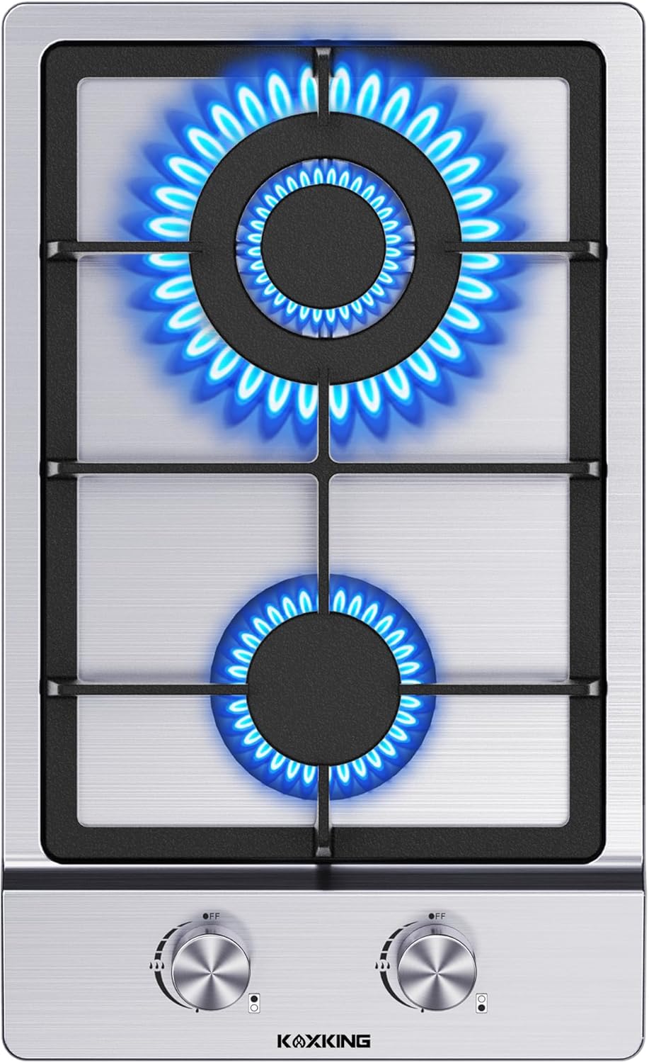 12 Inch Gas Cooktop with Dual Fuel for RVs and Small Kitchens