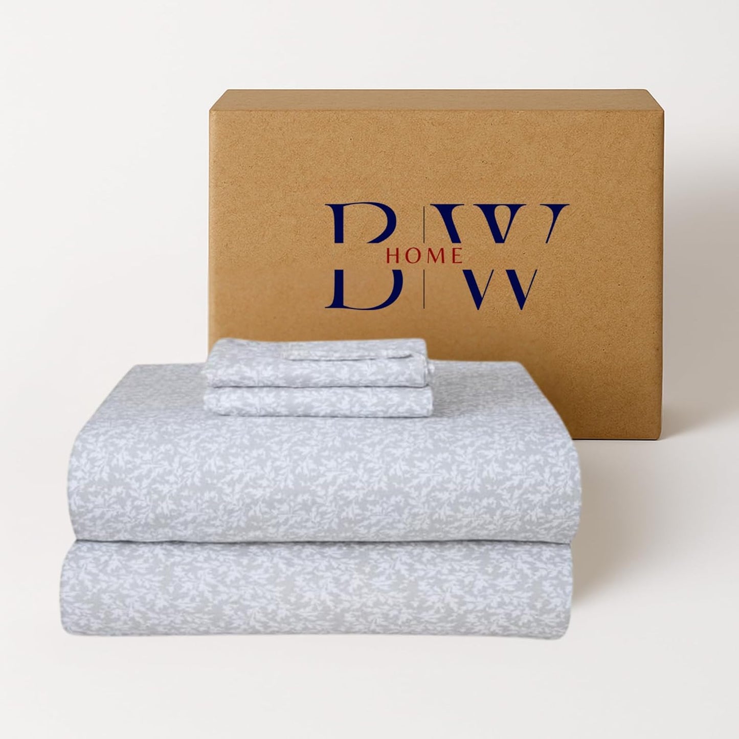 Briarwood Home La Folia Grey Flannel Sheet Set for Queen Beds