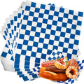 Honeydak 600 Pcs Sandwich Wrapping Paper Sheets 15x15 in - Checkered